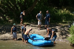 Raft on Provo River