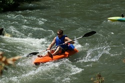 Kayak on Provo River
